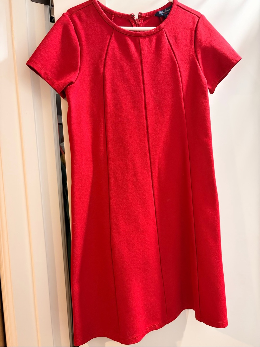 Brooks Brothers Girls' Red Short-Sleeve A-Line Dress